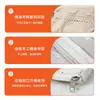 Bolsa de Maquillaje Minimalista Estilo Japonés con Margaritas Transfronteriza para Mujer, Bolsa de Almacenamiento Organizadora de Cosméticos Portátil para Viajes de Gran Capacidad