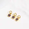 Nicho Chapado en Cobre Exquisito Colgante de Estrella de Zirconia y Estrella de Cinco Puntas Material para Pulsera y Collar DIY Fabricación
