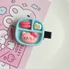 Novo Prendedor de Cabelo Prato Bento Estilo Ins, Divertido Clipe Bico de Pato Desenho Animado de Gato e Cachorro, Lindo Acessório de Cabelo para Meninas, Acessório de Cabelo Estilo Japonês