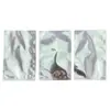 Sacos a Vácuo Aluminizados, Sacos Seláveis Semi-Transparentes para Alimentos, Carne, Tofu, Linguiça, Sacos de Embalagem Selados em Três Lados de Folha de Alumínio, Grau Alimentício