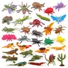 Simulación Transfronteriza Modelo de Araña Real Unicornio Insecto Juguetes para Niños Mariposa Abeja Adornos de Animales
