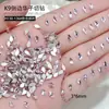 Broca de Unha K9 Huazi Corte Plano Fundo Coração Azul Lago Brilhante Folha de Bordo Emenda DIY Borboleta Acessórios de Arte para Unhas
