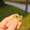 Anillo con Incrustaciones de Filigrana, Anillo Retro Palacio Azul Quemado Antiguo, Anillo de Filigrana de Plata Tailandesa, Regalo para Madre al por Mayor