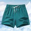 2025 Nueva Llegada Shorts para Hombre de Secado Rápido Sueltos Pantalones Casuales Deportivos de Tres Puntos para Hombre Delgados Transfronterizos Pantalones de Playa de Seda de Hielo