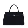 Diseño Popular 2024 Otoño e Invierno Nuevo Bolso de Hombro Tote con Hebilla de Cinturón de Gamuza Esmerilada Estilo Perezoso Bolso de Viaje para Mujer