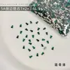 1*2*3t diamantes cúbicos de zirconia para decoración de uñas, pedrería de uñas, decoraciones de uñas DIY modernas y deslumbrantes, pedrería de base plana para manicura, accesorios para uñas