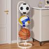 Estante de Almacenamiento para Baloncesto Hogareño Interior Multicapa Gran Capacidad Plegable Fútbol Voleibol Artículos Deportivos Estante Péndulo