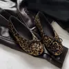 Edição Pele de Ovelha~Sapatilhas Retro Estampa Leopardo para Mulheres Bico Redondo Bico Fino Sapatilhas de Ballet Versátil Slip-on Sapatos Casuais