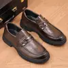 Zapatos de Piel para Hombre, Vestimenta Formal de Negocios, Patrón Tallado Brogue, Zapatos de Oficina Estilo Británico, Zapatos Casuales para Hombre, Piel de Vaca de Primera Capa