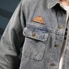 Nuevas Camisas de Mezclilla para Hombre de Otoño e Invierno, Camisas Holgadas de Manga Larga Guapas de Marca Tendencia, Chaquetas y Tops Estilo Americano