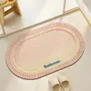 Alfombrillas de Piso Estilo Japonés y Coreano de Lino Sintético para Baño, Entrada del Hogar, Felpudos Tejidos Absorbentes de Agua de Secado Rápido, Alfombras para Ducha