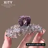 Pinza de Garra Grande de Perlas Estilo Coreano y Japonés Vibe Dongdaemun Nuevo Modelo 2026 para Cabello Grueso, Pinza de Tiburón Completa para la Parte Posterior de la Cabeza