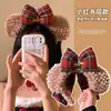 Diadema de Felpa Navideña para Mujer, Linda Diadema Estilo Papá Noel para Tomar Fotos y Ambiente de Performance, Diadema Estilo Dibujos Animados