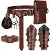 Cinturón Medieval Vikingo Renacentista Transfronterizo Pulsera Retro Disfraz de Cosplay de Halloween Bolso de Cintura para Vestido