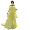 Vestido de Novia Ligero Estilo Francés, Hombros Descubiertos, Estilo Princesa Ultra-Hada, Diseño de Nicho de Lujo Ligero, Vestido de Noche para Performance de Anfitriona, Vestido para la Mañana