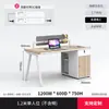 Escritorios para Personal, Mesa y Silla para Estación de Trabajo de Empleado, Escritorio de Computadora Simple Moderno, Oficina de Alta Gama
