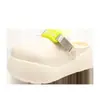 Mocasines populares de talla grande para mujer, con suela gruesa, correas ajustables y diseño sin cordones, adecuados tanto para interiores como para exteriores.