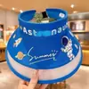Chapéu de Sol Ventilador Infantil Desenho Animado Fofo Chapéu de Sol de Verão Proteção Solar Respirável Chapéu de Sol Recarregável para Meninos e Meninas