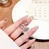 Pendientes de Diseño Exclusivo para Mujer, Pendientes de Moda Coreana, Clips para Orejas de Lujo Ligero, Pendientes de Perlas, Elementos Geométricos