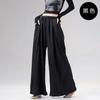 Calça de Dança Moderna para Mulheres, Dança Clássica, Roupas de Prática de Dança Chinesa, Calças de Treino de Dança Étnica, Calças Longas de Perna Larga para Adultos