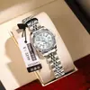 Marca suiza negocio nuevo reloj de dama lujo luminoso cuarzo reloj en vivo comercio exterior explosiones una generación de cabello
