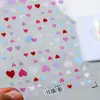 Pegatinas de Uñas de Lazo Colorido Tensor Ts3952 Corazón Estrella Cruz Cuadros Collage Pegatinas de Uñas