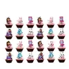 Decoración de Fiesta de Dibujos Animados Lidbi Suministros Decoración Colgante Espiral Decoración Colgante de PVC Banderín de Tirar Globos Topper para Pastel