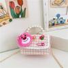 Nuevo monedero portátil estilo occidental Princesa Perla con cadena de moda, bolso de hombro infantil, monedero para cambio de dibujos animados lindo