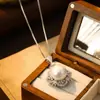 Collar de Perla Gris de Cáñamo Tahitiano con Circonita Micropavimentada de Lujo Ligero y Gama Alta, Collar Femenino y Exquisito, Cadena para Clavícula de Nicho