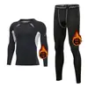 Conjunto Fitness Forrado com Lã Transfronteiriço para Homens, Treinamento de Basquete, Corrida Matinal, Roupa de Compressão de Secagem Rápida, Camisa Esportiva de Corrida de Alta Elasticidade para Academia