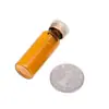 Frascos de Vidro Tubulares de 10ml para Amostragem Atacadista de Cosméticos, Frascos de Vidro Disponíveis com Tampa de Bico