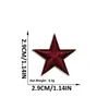 Adesivos de Tecido Bordados, Adesivos de Tecido de Estrela de Cinco Pontas Coração, Acessórios de Decoração Multicor para Roupas e Malas, Patches Sem Costura, Adesivos Bordados
