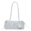 Bolsa de Mano Simple de Color Sólido Nuevo Estilo Verano 2026 Gran Capacidad Bolso Cruzado Casual de Moda Bolso de Hombro/Axila a la Moda