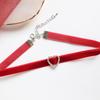 Nuevo Collar Ankesela de Terciopelo Rojo Joyería Colgante Gargantilla Gargantilla Cadena Corta para Clavícula para Mujer