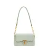 Bolso Pequeño de Cadena Rombo Simple y de Moda Nuevo Diseño Coreano de Nicho para Mujer Bolso Cuadrado Pequeño Bolso de Hombro Verano 2023