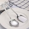 Acero Inoxidable Cuchara Tenedor Público Hotel Juego de Cinco Piezas Cuchara para Dieta Colador Vajilla Creativa para el Hogar Engrosada Cuchara Duque Grande Cuchara