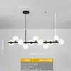 Luminária Pendente de Vidro para Restaurante de Luxo Leve Feijão Mágico, Design Criativo Minimalista Italiano, Luminária de Mesa para Sala de Jantar de Villa, Sem Alumínio