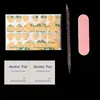 Pegamento de Gel Papel Kraft Pegamento para Uñas de los Pies Ultra Fino Impermeable Usable Pegatinas de Uñas Doble Cara Removibles Pegatinas de Manicura Venta al por Mayor Pegatinas Completas