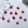 Paquete de material para joyería de uñas rosa Paquete Tres mariposas tridimensionales pez dorado pequeño joyería de uñas de dibujos animados paquete de material de belleza para uñas luminoso