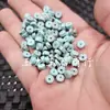 Cuentas redondas de imitación turquesa, cierres de jade, cuentas de ábaco, cuentas separadoras, cuentas sueltas de jade, cuentas de tubo de bambú, cuentas de columna recta, joyería de cuentas estilo vintage