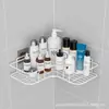 Estante de Baño, Lavabo de Esquina Montado en la Pared, Estante Triangular de Almacenamiento para Inodoro y Cocina, Almacenamiento Montado en la Pared