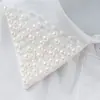 Novo Exclusivo com Contas Moda Pérola Versátil Costurado à Mão Gola Falsa Feminina Decorativa Versátil Fornecimento Direto do Fabricante Transfronteiriço