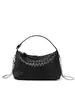 Bolso de Hombro Cruzado Acolchado Nuevo Estilo de Nicho en Piel de Vaca para Mujer, Bolso de Mano Tejido de Cuero Genuino de Alta Gama