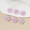 Fábrica de Origem Flor de Acrílico Acetato Galvanoplastia UV Corrente de Celular DIY Chaveiro Pulseira Bolsa Pingente Materiais Brincos