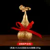 Calabaza de cobre con tapa abierta de latón auspiciosa, adornos de calabaza para el dinero, adornos de calabaza para el hogar, la oficina y la sala de estar, al por mayor