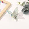Qiyue Clip mariposa coreano de imitación de ácido acético para sujetar el cabello, clip tiburón para lavar el cabello, 7.5cm, horquilla de alta gama que combina con todo, adorno para el cabello