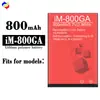 Adecuado para baterías de teléfonos móviles iBall, iM-800GA, completamente nuevo, batería de larga duración, 800 mAh, venta al por mayor de fábrica, para exportación