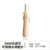 Ventas Directas de Fábrica Mango de Madera Aguja de Estampado Ruso Pluma de Bordado con Estampado Herramienta de Bordado Aguja de Estampado para Lana Gruesa Cabeza Chapada en Oro Pluma de Estampado