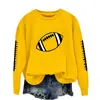 Moletom europeu transfronteiriço tamanho 2025 novo tamanho grande com gola redonda, estilo coreano, nova estampa de letras MAMA, blusa solta para mulheres, colorido