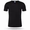 Camiseta de secado rápido con impresión personalizada de logotipos, campaña cultural, camiseta publicitaria, maratón, cuello redondo, manga corta, venta al por mayor